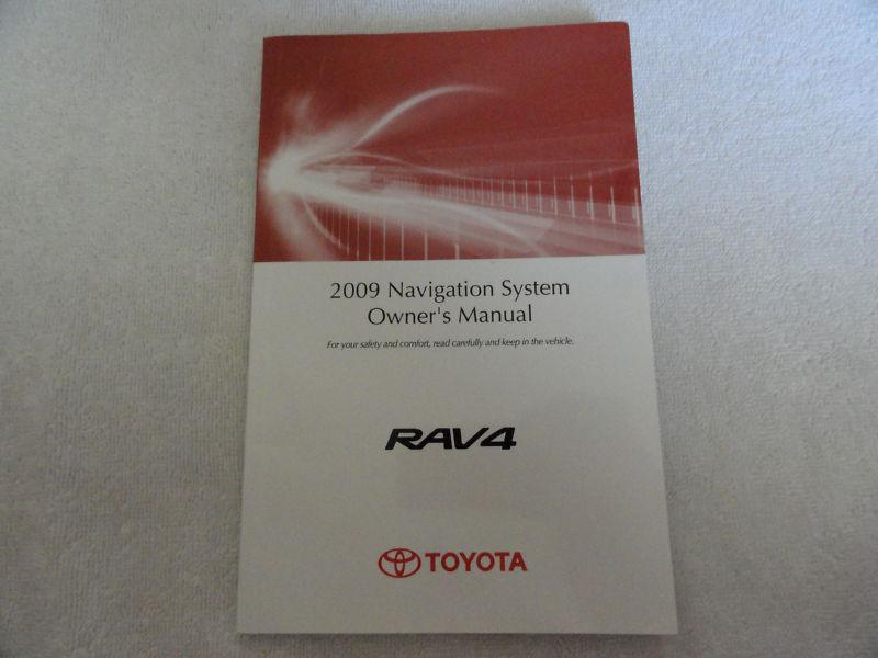 2009 toyota rav4 navigation     owner's manual