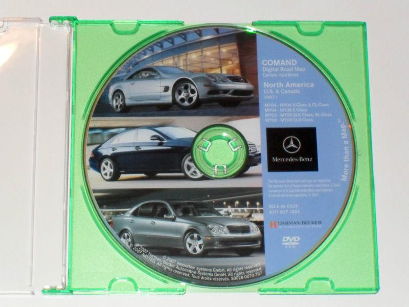 Mercedes benz s,cl,e,slk,sl,cls,class navigation dvd cd disc 2007.1 disk gps map