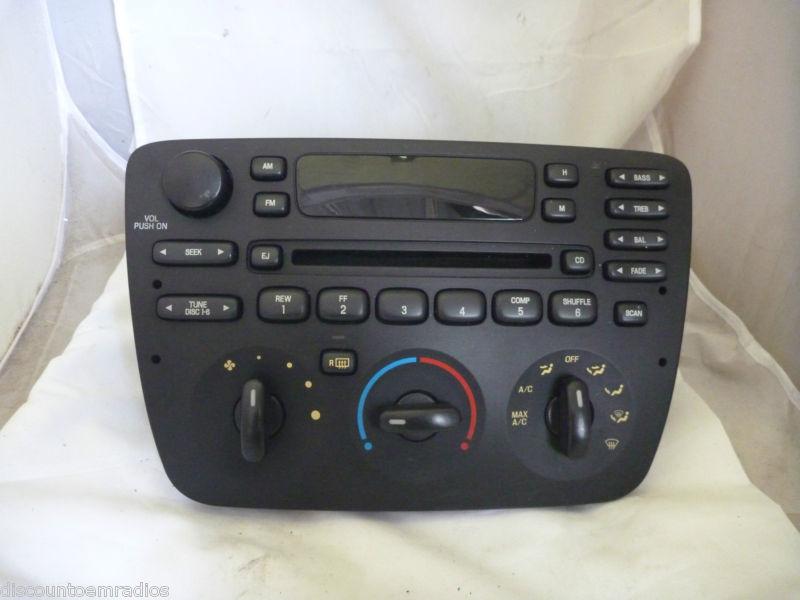 01-03 ford taurus mercury sable radio cd player 2f1t-18c858-da oem *