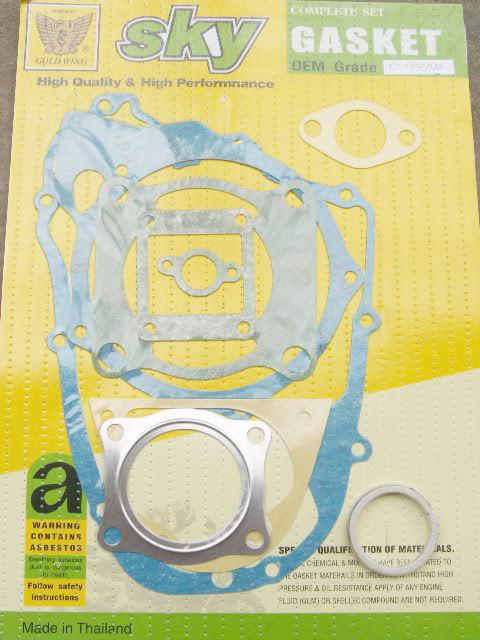 Yamaha dt125 e / mx (1978 - 1981) gasket set new