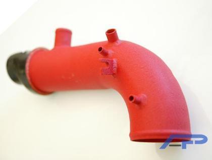 New agency power 2.5" red aluminum turbo inlet pipe 02-07 subaru wrx/sti +08 sti