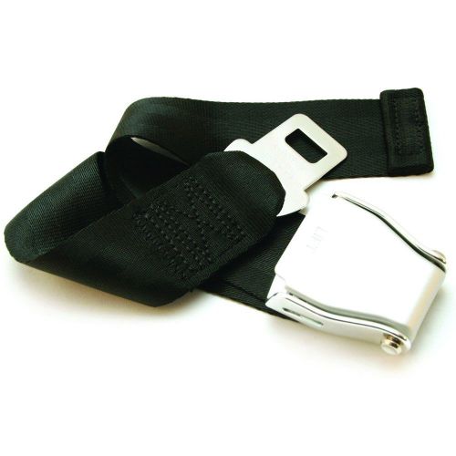 Airplane seatbelt extender (7-24&#034;) - fits all airlines (except southwest) - f...