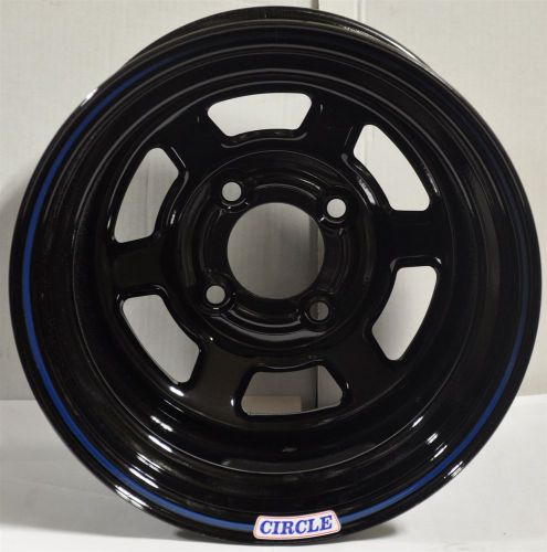 Circle 13 x 10 wheel 4 x 4&#034; lug pattern black 11-310445400 4.5&#034; b.s.