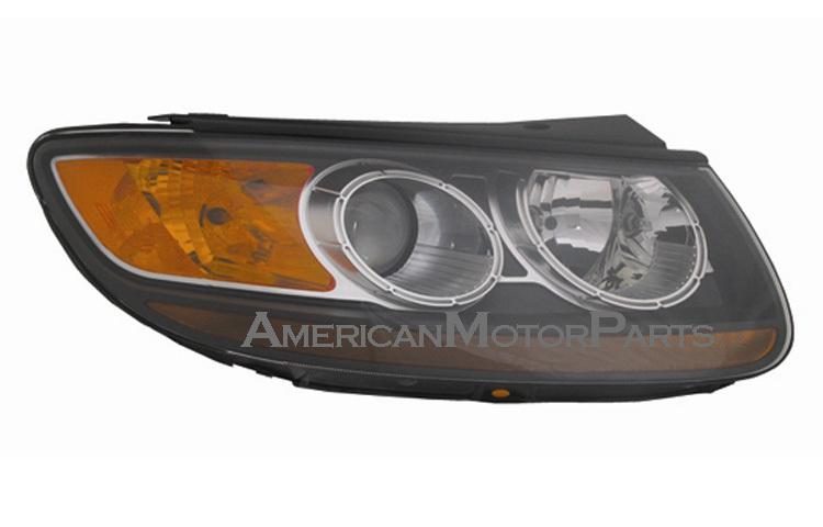 Right passenger replacement headlight 07-07 fit hyundai santa fe - 921020w050