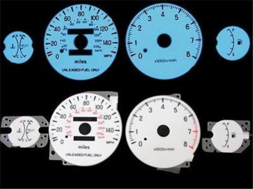 Dodge avenger 140 mph white face glow gauges 1995 1996 1997 1998 1999 plasma