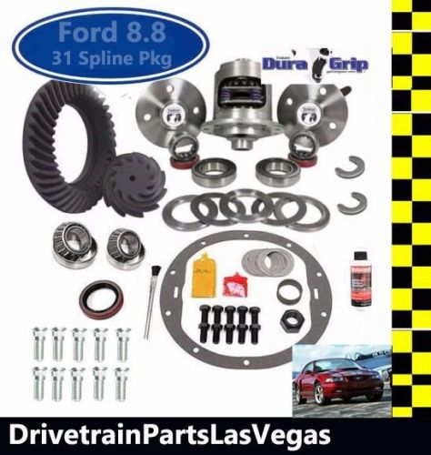 Yukon duragrip axle pkg ford 8.8&#034; 31 spline ring and pinion master kit 3.73 posi