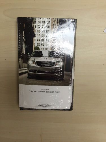 Chrysler town &amp; country 2016 owners manual books with case &amp; all inserts !