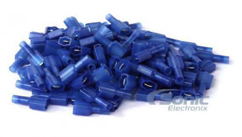 Install bay 3m blue 16/14 gauge 0.250&#034; insulated nylon male quick disconnect