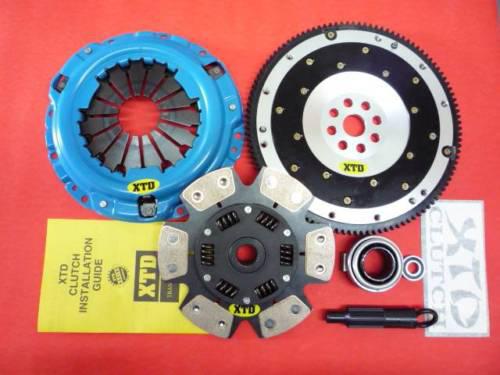 Xtd stage 4 extreme clutch & 8lbs flywheel kit 94-01 integra b18 (2300lbs)