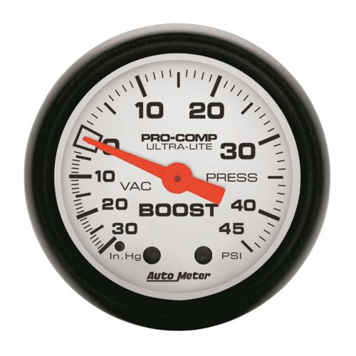 Auto meter 5708 phantom; mechanical boost/vacuum gauge