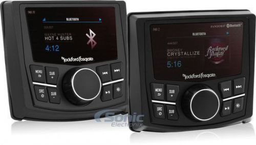 Rockford fosgate pmx-2 marine bluetooth digital media receiver w/ pmx-1r remote