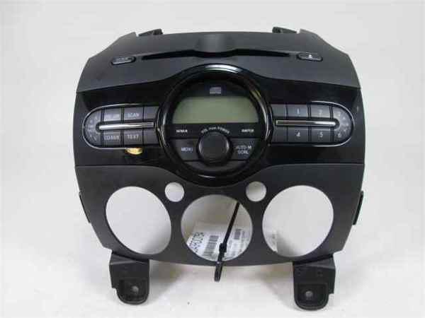 11 12 13 mazda 2 single disc cd player radio w/bezel