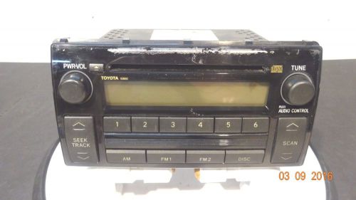 05 06 toyota camry cd player radio receiver 16860 86120aa160 parts only oem