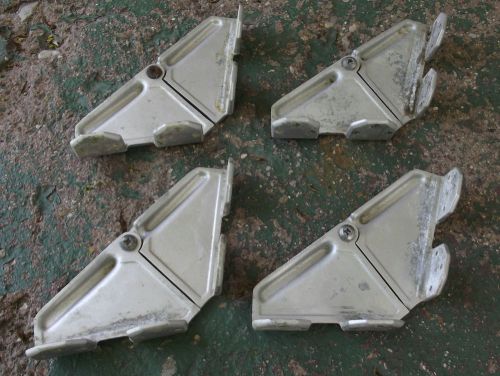 2 sets marine fishing boat folding seat hinges all aluminum used