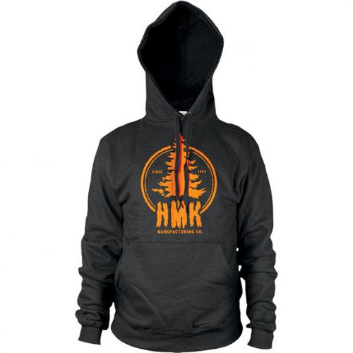 Hmk stamp mens pullover hoody black