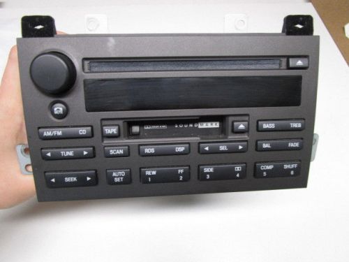 03-11 lincoln town car sound mark radio cassette / cd player # 4w1t-18c868-a oem