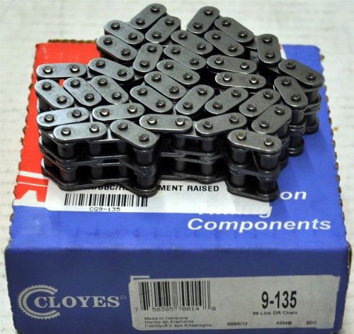 Cloyes gears 9-135 true roller timing chain double roller sb chrysler bbc +.400&#034;