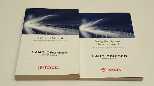 2014 toyota land cruiser 200 with navigation system owners manual off road oem