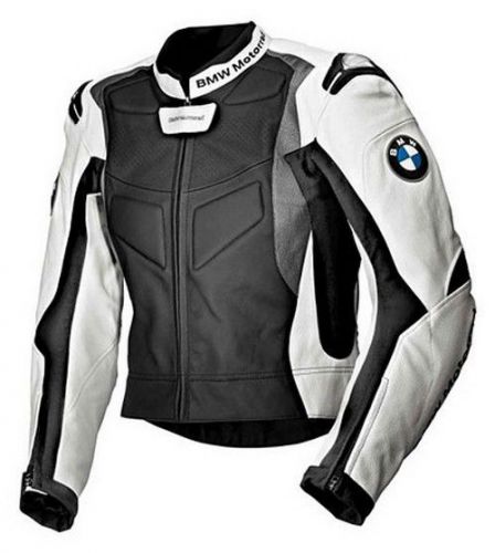 Bmw genuine motorcycle riding men&#039;s sport jacket eu-60 usa-50 black / grey gray