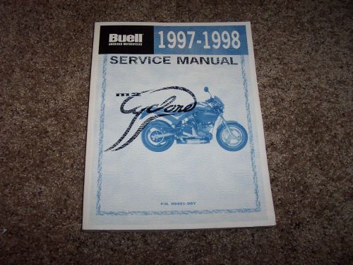 1997 1998 buell m@ m 2 cyclone motorcycle service shop repair manual 99491-98y