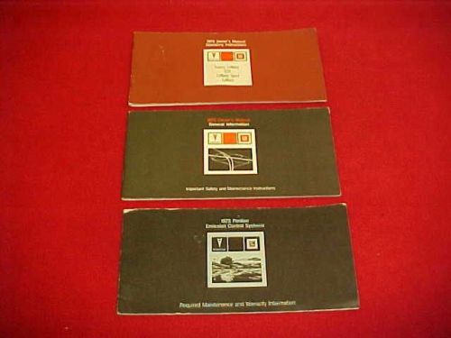 1972 original pontiac gto lemans owners manual service guide 3 books 72 oem