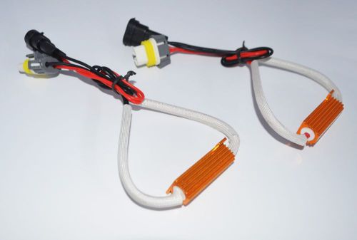 2 x h11 led headlight load resistor flicker decoders warning canceler harness