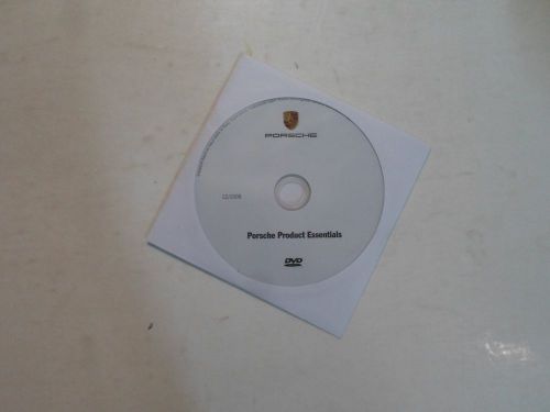 2008 porsche product essentials dvd cd factory oem dealership great deal