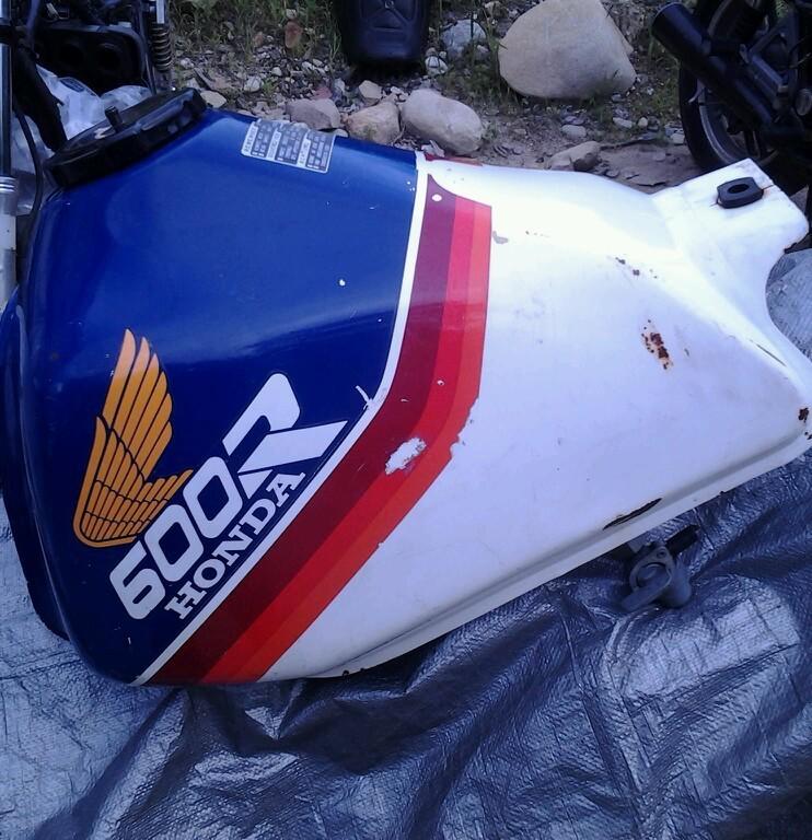 Honda gas tank 600r 1987