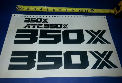 1986 85 honda 350x rear fender decal sticker three wheeler oem  atc