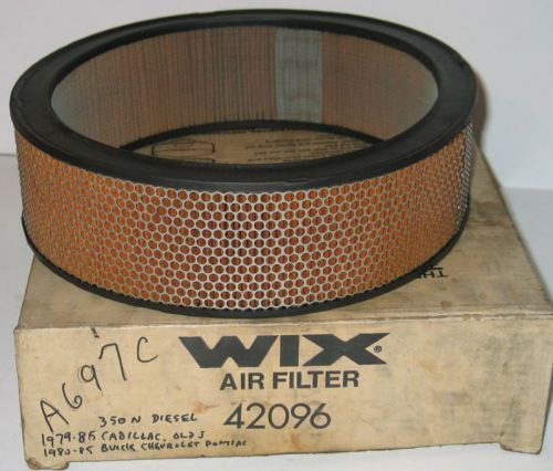 1979-1985 buick cadillac olds pontiac new 350n diesel air filter 42096