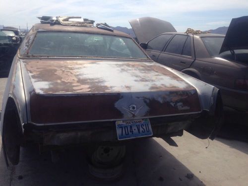 1973 cadillac coupe deville truck lid