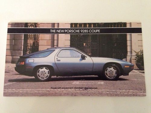 Vintage porsche 928s coupe 1974 original brochure