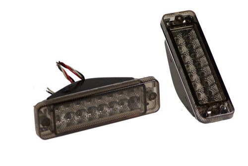 Vw jetta golf mk1 mk2 smoked led turn signal bumper marker lights - light smoke