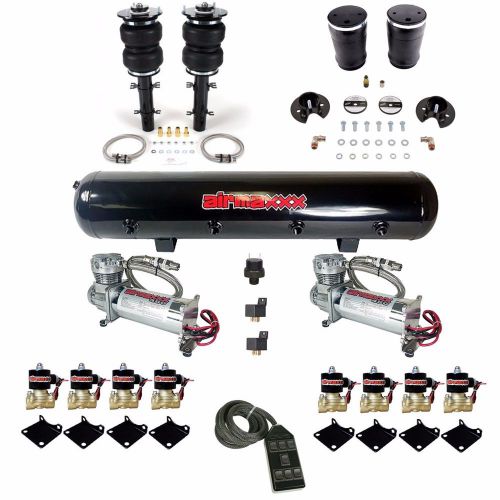 Airlift slam series air bag suspension air compressors valves tank vw mk4 jetta