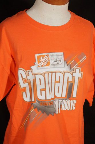 *mint* tony stewart t-shirt size m medium -home depot 25th ann nascar racing tee