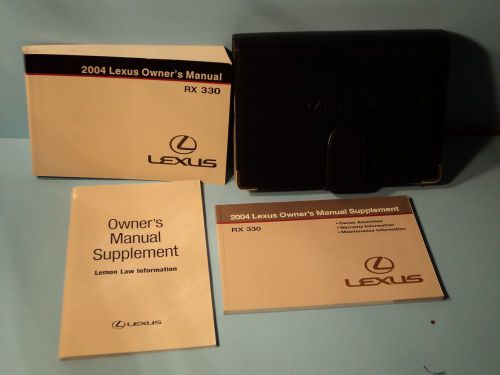 04 2004 lexus rx330 owners manual