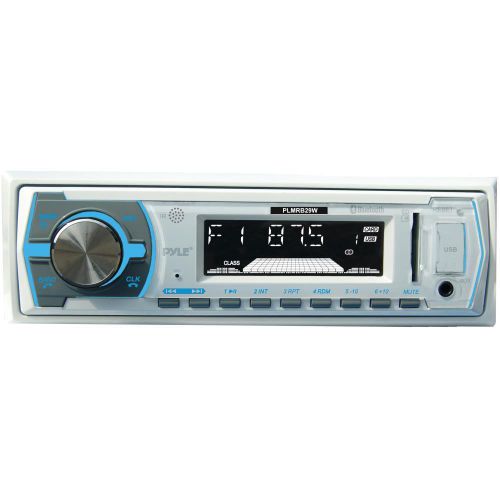 Pyle plmrb29w bluetooth mp3/usb/aux sd card stereo radio receiver, w/ remote