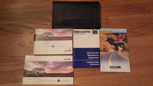 2003 forester owner&#039;s manual bundle oem complete