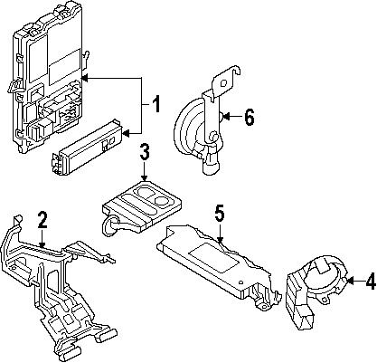 Ford\lincoln\mercury 2s6z15607ba genuine oem transceiver