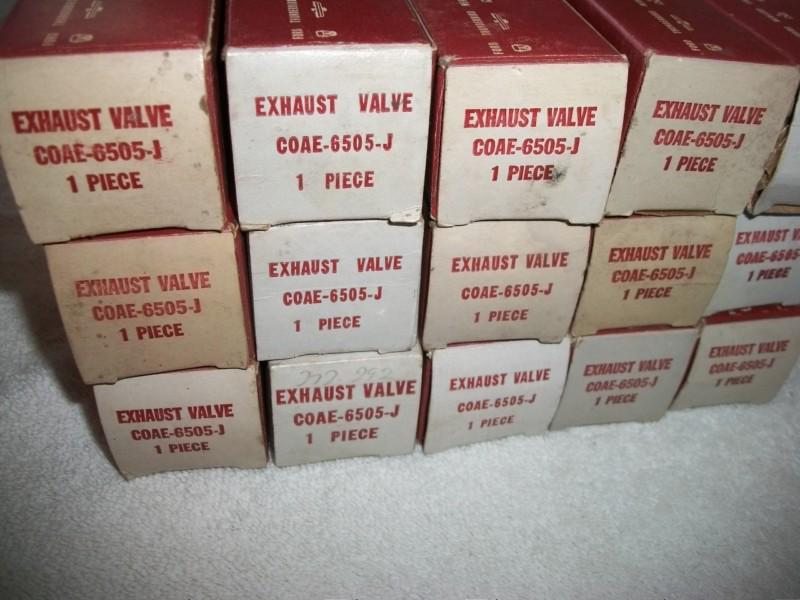 Ford exhuast valves coae-6505-j nos in box fomoco lot of 15