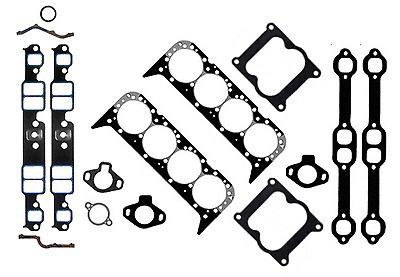 New 305/350 cylinder head kit &amp; intake gasket set for mercruiser marine 5.0/5.7