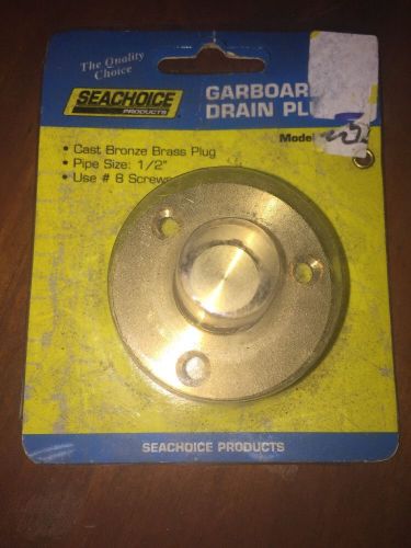 Sea choice brand complete cast bronze garboard drain plug kit #18751