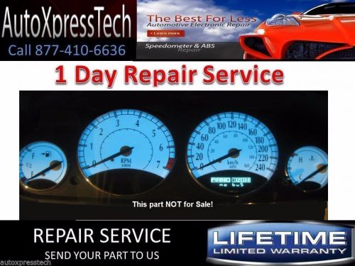2005 chrysler sebring backlight gauge cluster repair service backlighting repair