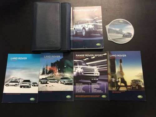 2009 land rover range rover sport owners manual set