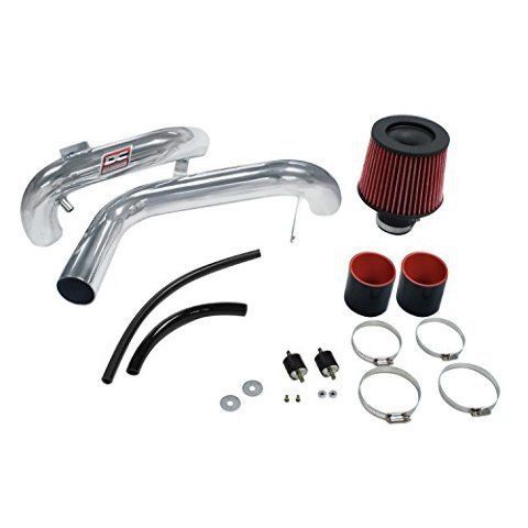 Dc sports cai5525 polished cold air intake system with filter and installation h