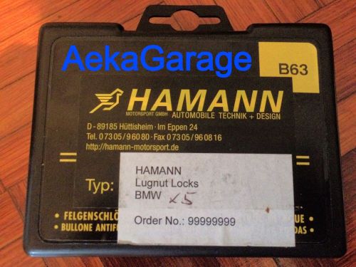 Hamann safety lock lug nuts e53 x5 e65 7 series e83 x3