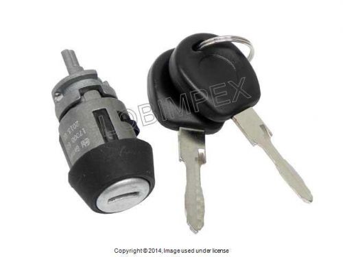 Vw (87-96) ignition lock cylinder w/ keys febi new + 1 year warranty