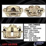 Centric parts 141.34092 front left rebuilt caliper with hardware