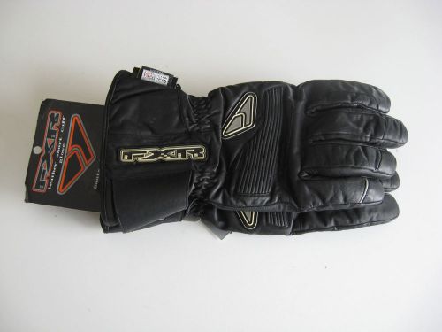 New black leather short cuff gloves water proof 4xl snow gloves fxr