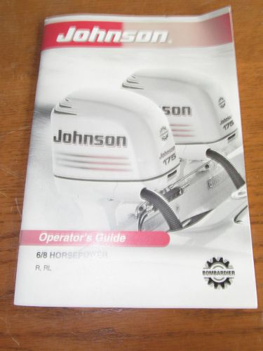 Johnson operator&#039;s guide for 6/8 horsepower outboard r, rl 2002 (aa-79)